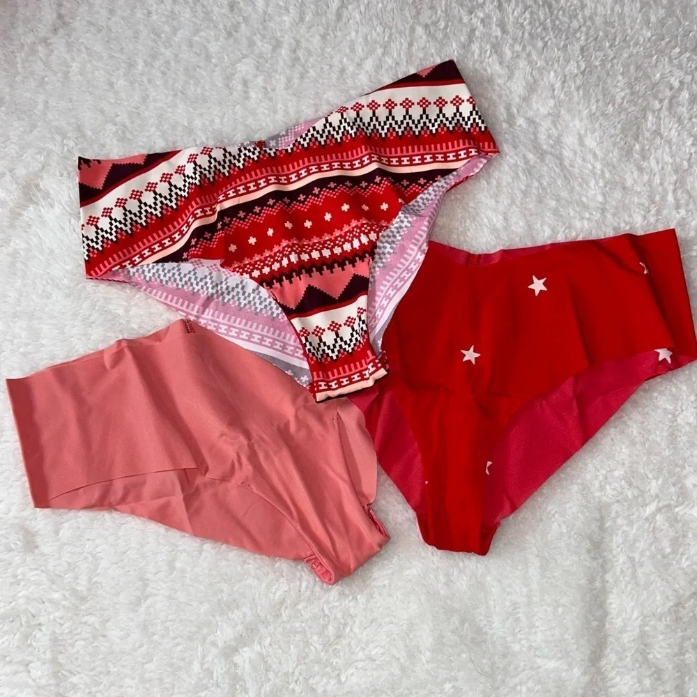 Aerie 3 Pack No Show Cheeky Panties Size Small NEW